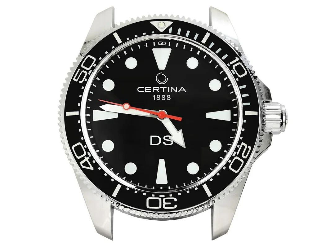 CERTINA, väggur, 430 x 430 mm, plast, quartz, ca 2020, kartong. — Klockor/Certina — Kaplans