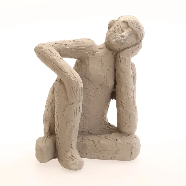 SKULPTUR, lergods, samtida.