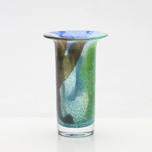 BENGT ORUP. vas, glas, Johansfors, signerad.