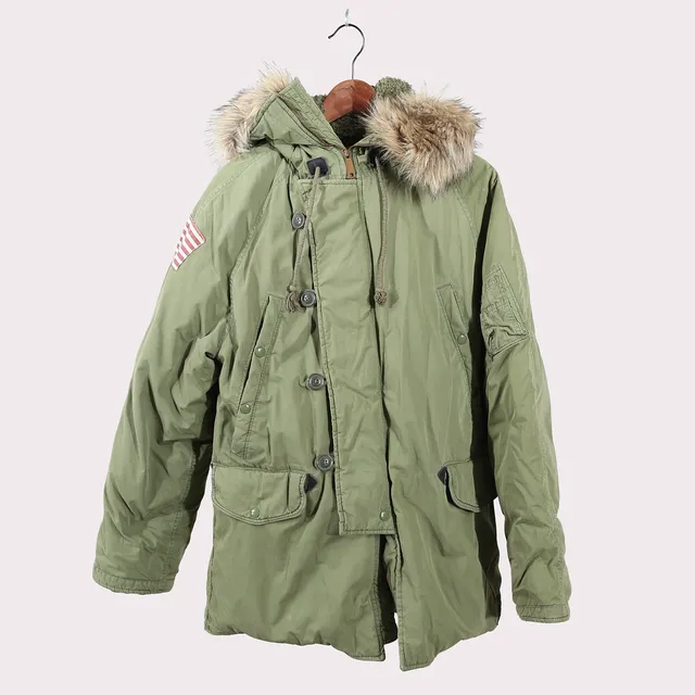 RALPH LAUREN, DENIM & SUPPLY, parkas, bomull, nylon, dun och fjäder, mm.