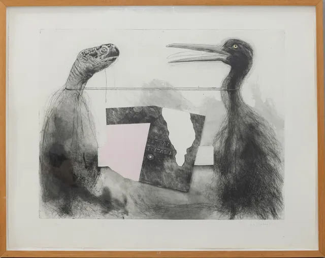 PG Thelander, Sköldpadda och stork.