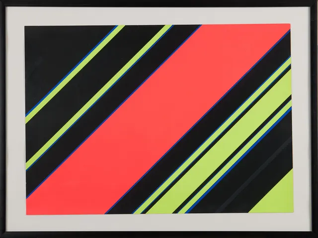 OIDENTIFIERAD KONSTNÄR; (1900-tal/samtida): Komposition, serigrafi.