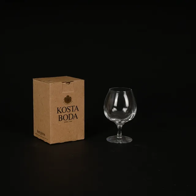 BERTIL VALLIEN. Cognac, 11 stycken, "Château", Kosta Boda.