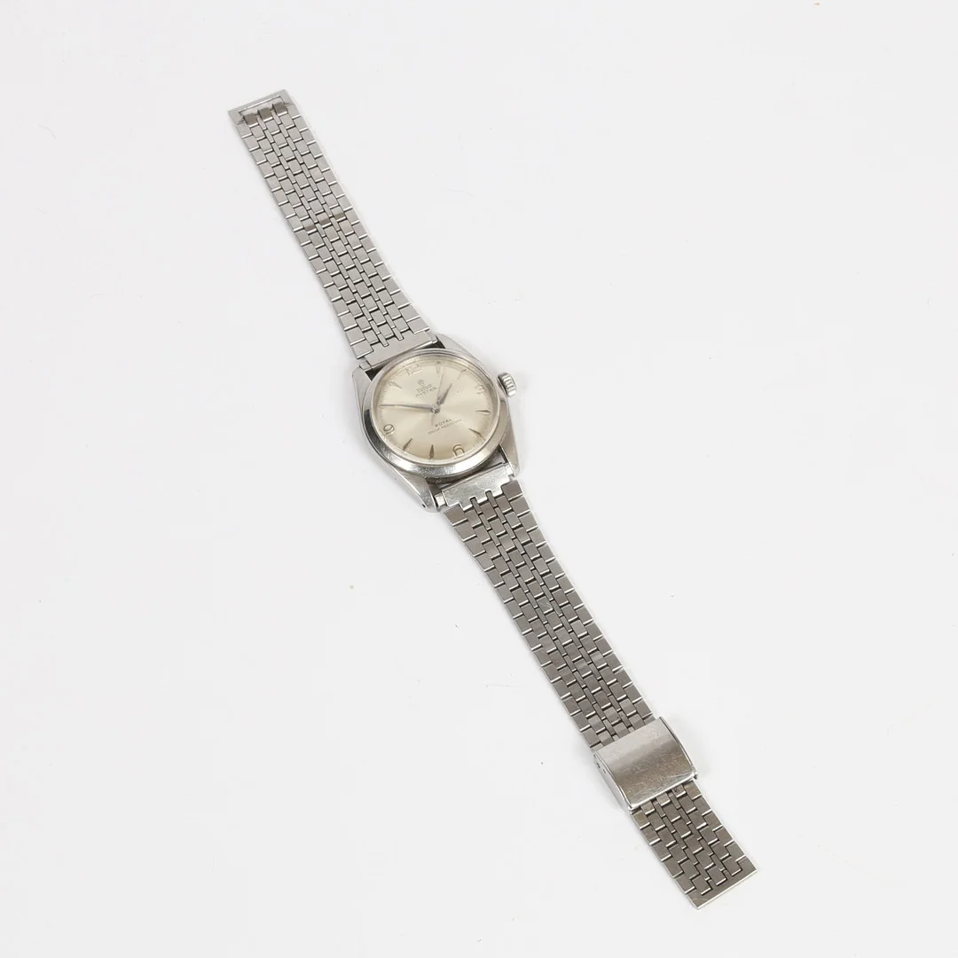A TUDOR OYSTER ROYAL GENTLEMANS STAINLESS STEEL WRISTWATCH. — Wristwatches — Bishop & Miller