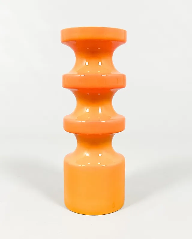 PER OLOF STRÖM. VAS, glas, signerad, Alsterfors Glasbruk, 1968.