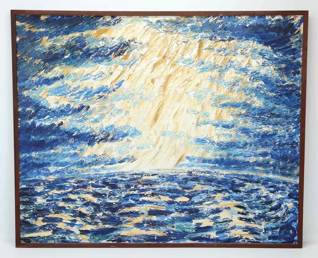 BISSE THOFELT (1939-2010). olja på duk, monogramsignerad.
