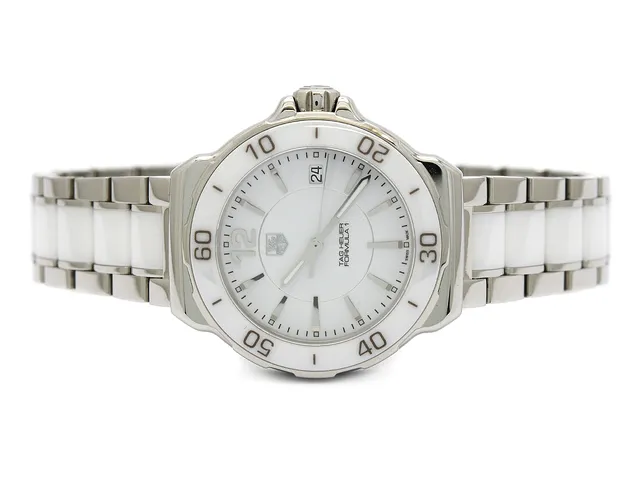 TAG HEUER, Formula 1, Serie nr. EAH4302, Ref nr. WAH1211.BA0861, Boett nr. WAH1211, damur, 37 mm, stål/ceramic, quartz, safirglas, datum, originallänk (stål/ceramic), viklås, Ref nr. BA0861-Y-X5, cert, juni 2015, box, ytterkartong.