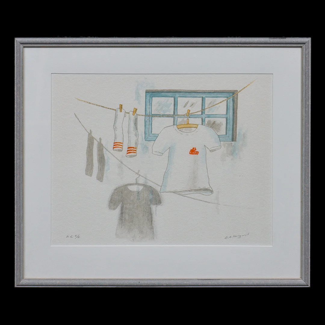 GUSTAV ARNE MELLQUIST (1928-2009), LITOGRAFI, SIGNERAD, NUMRERAD. — Engravings & Prints — Auktionskammaren Sydost Kalmar