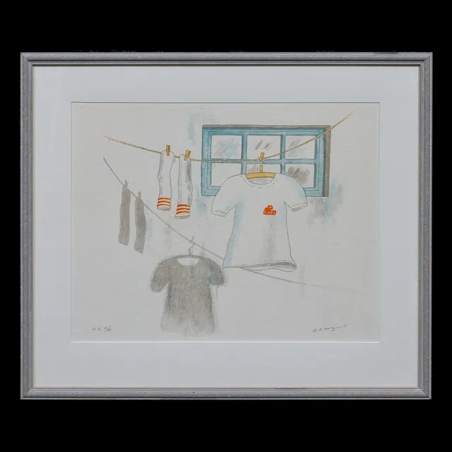 GUSTAV ARNE MELLQUIST (1928-2009), LITOGRAFI, SIGNERAD, NUMRERAD.