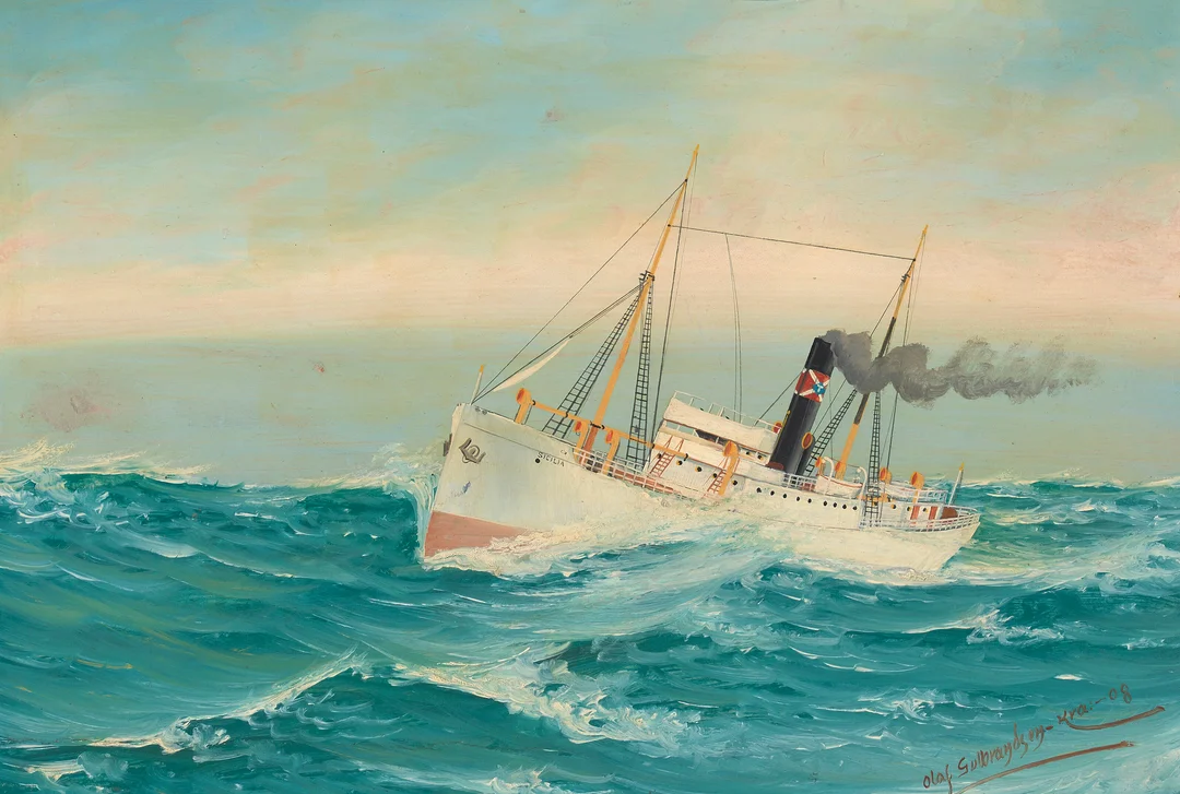 Gulbrandsen, Olaf — "Sicilia" 1908 — Kunst/Maleri — Blomqvist