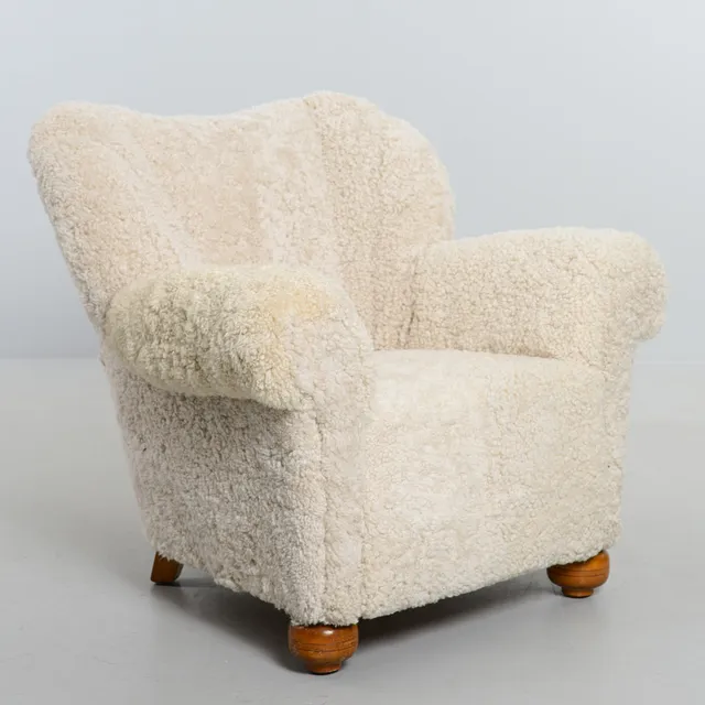 FÅTÖLJ, Swedish Modern, 1940-tal.