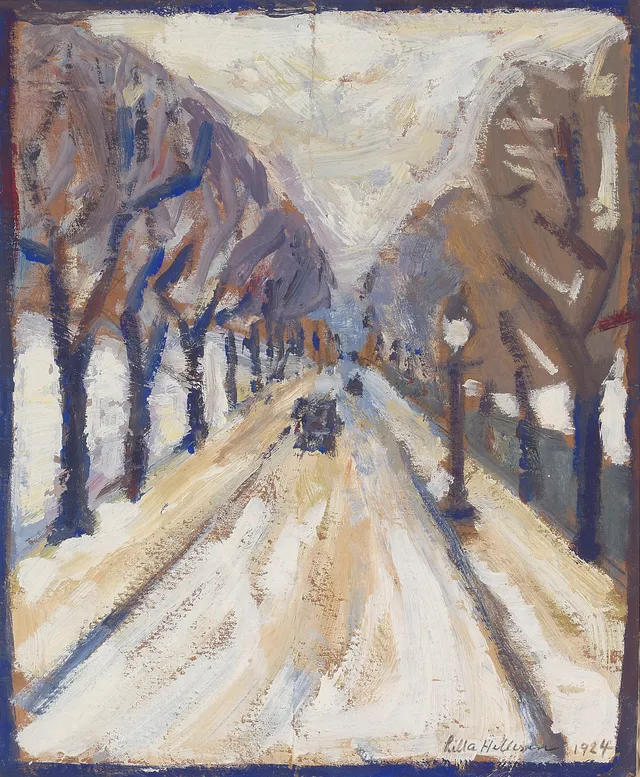 Hellesen, Lilla — Alléen, 1924
