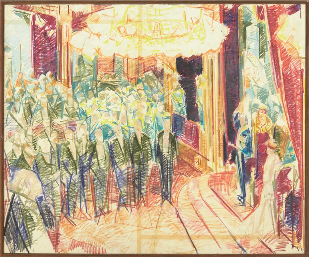 Dal, Harald — "Edsavleggelsen 1905, Kong Haakon VII" 1961 — Kunst/Øvrig billedkunst — Blomqvist
