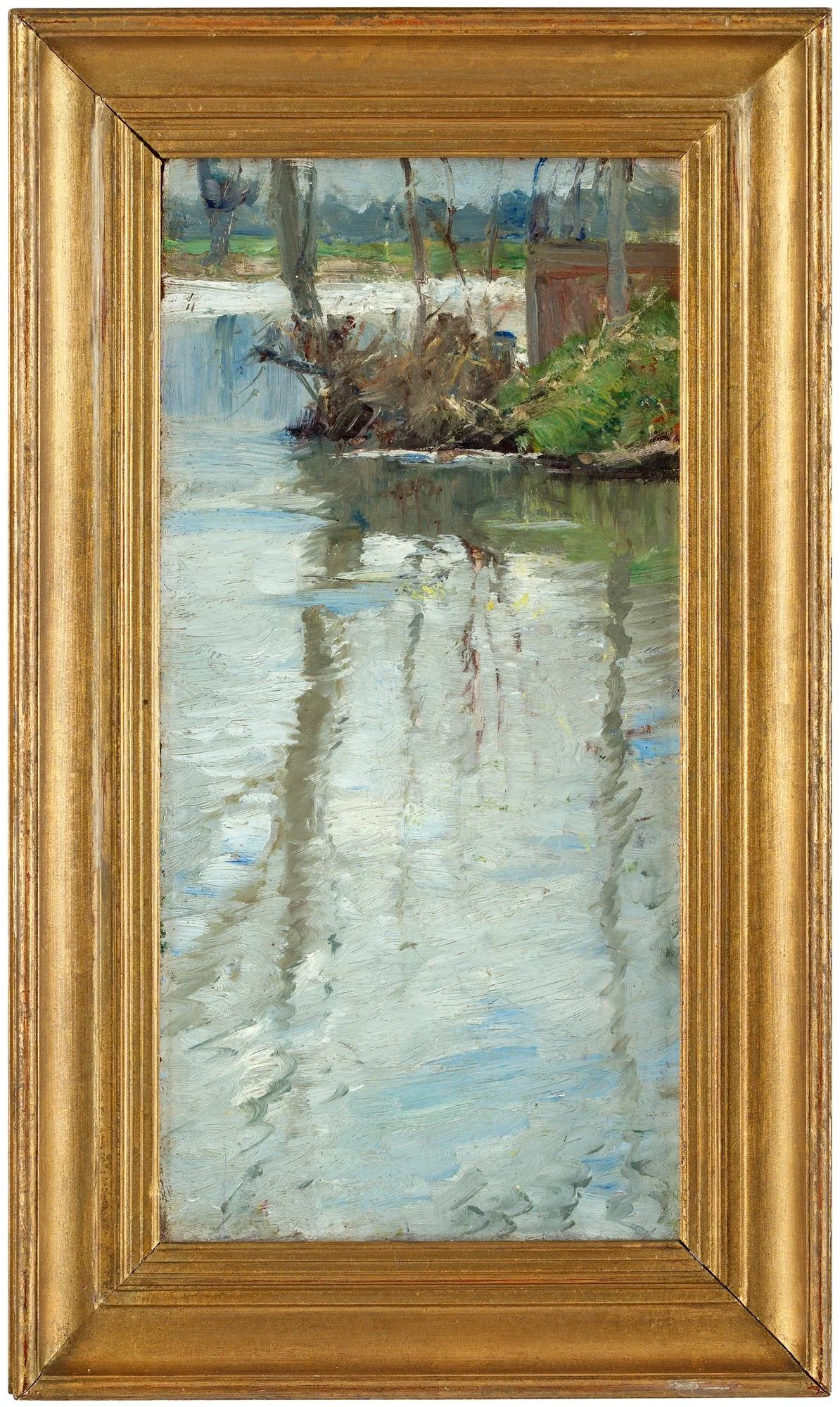 Carl Trägårdh, "Vattenvegetation, Etaples". — Bukowskis
