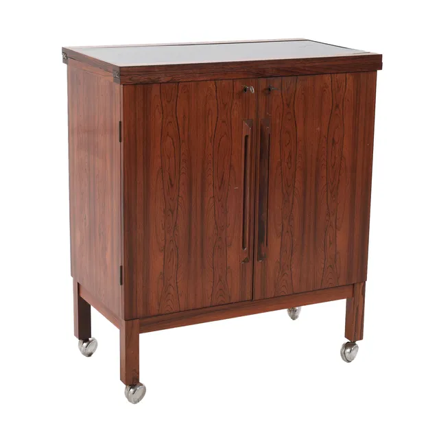 Torbjørn Afdal for Bruksbo: 'Times' bar cabinet made of Rio rosewood, 1960s