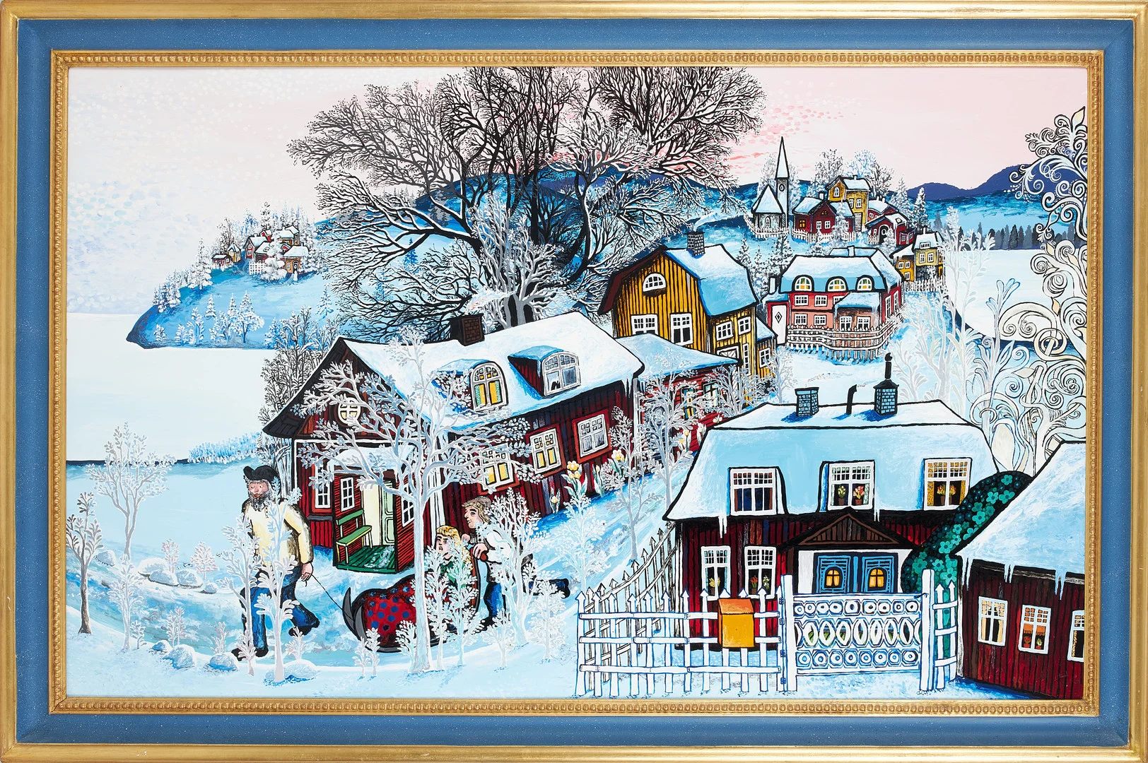 BENGT ELDE (1939-2015). TILLSKRIVEN. Vinterlandskap, olja på pannå, osignerad, 1970-tal. — Paintings — Stockholms Auktionsverk Sickla