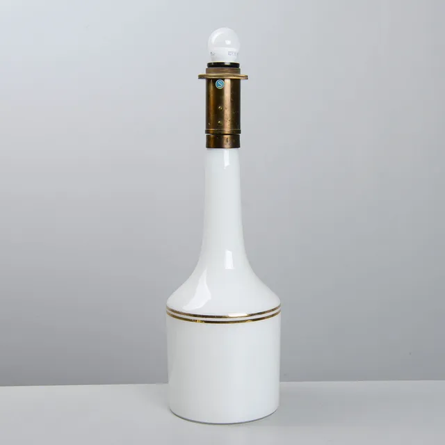 ANDERS PEHRSON. Bordslampa, opalglas, Ateljé lyktan.