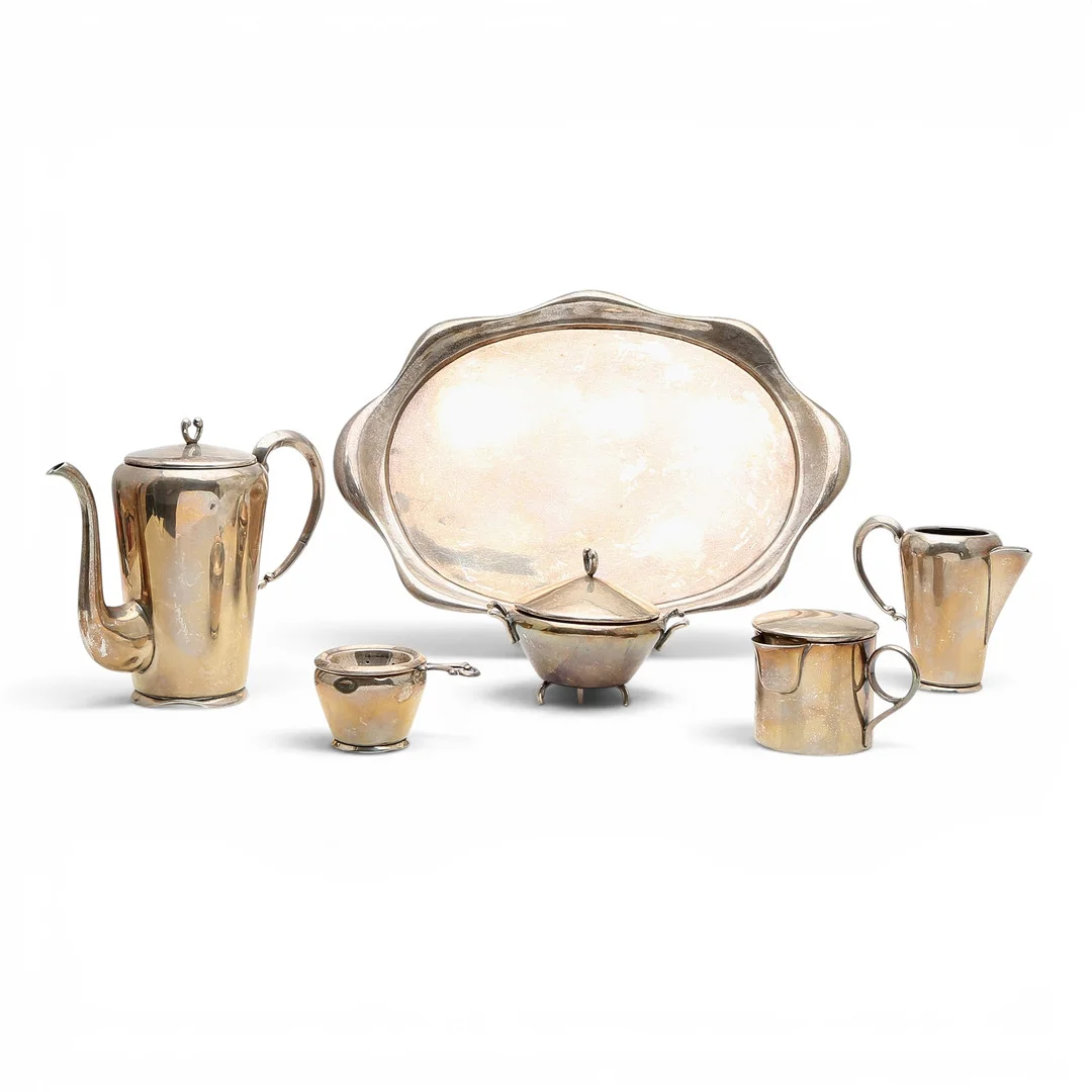 Silver coffee set, first half of the 20th Century. — Silver — Balclis