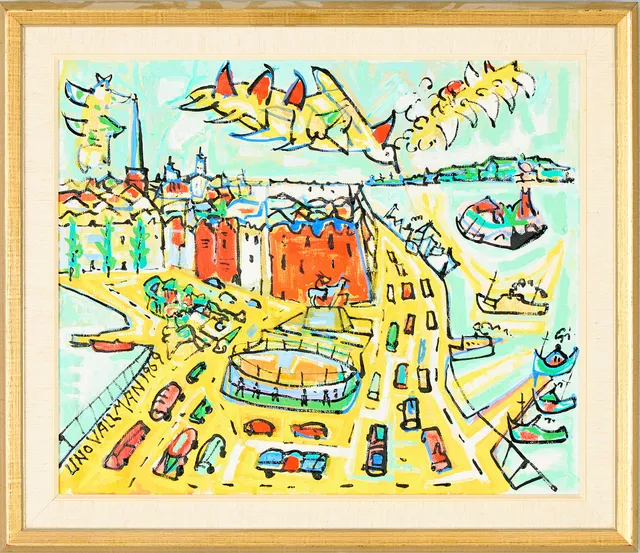 UNO VALLMAN. Stockholmsmotiv.