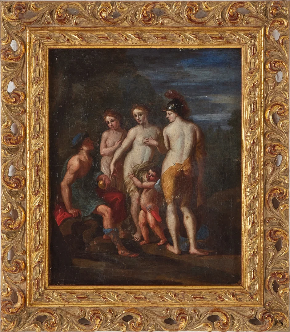 PETER PAUL RUBENS. EFTER. "The Judgement of Paris", olja på duk, 1700-tal. — Paintings — Stockholms Auktionsverk Magasin 5