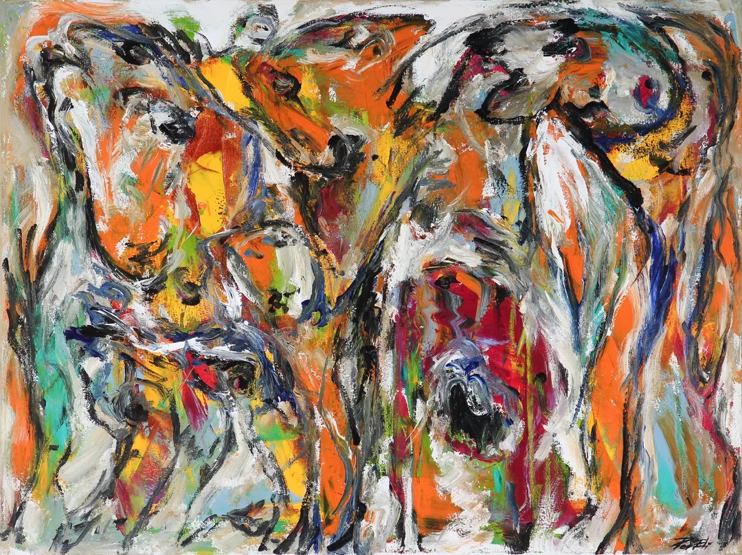 Per Eli. Composition — Paintings and sculptures/Modern pictorial arts — Lauritz