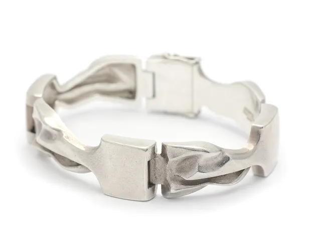 LAPPONIA, armband, sterlingsilver, Björn Weckström, Finland 1974, längd 17 cm, vikt 55,1 g.