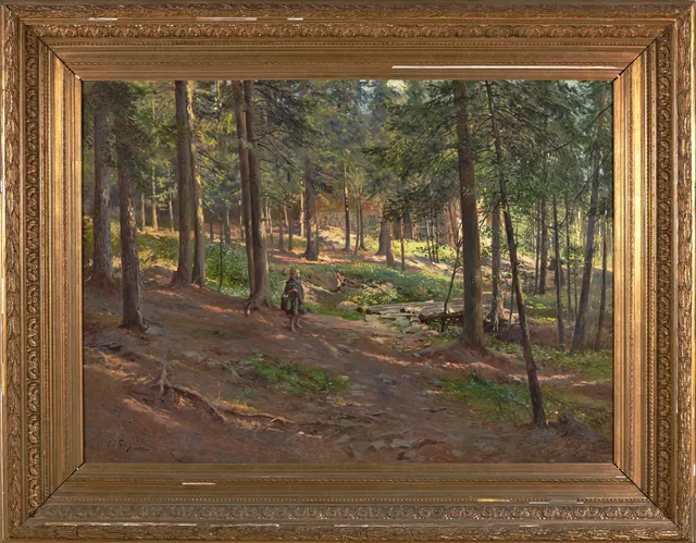 Peters, Wilhelm — Liten pike ventende, 1892