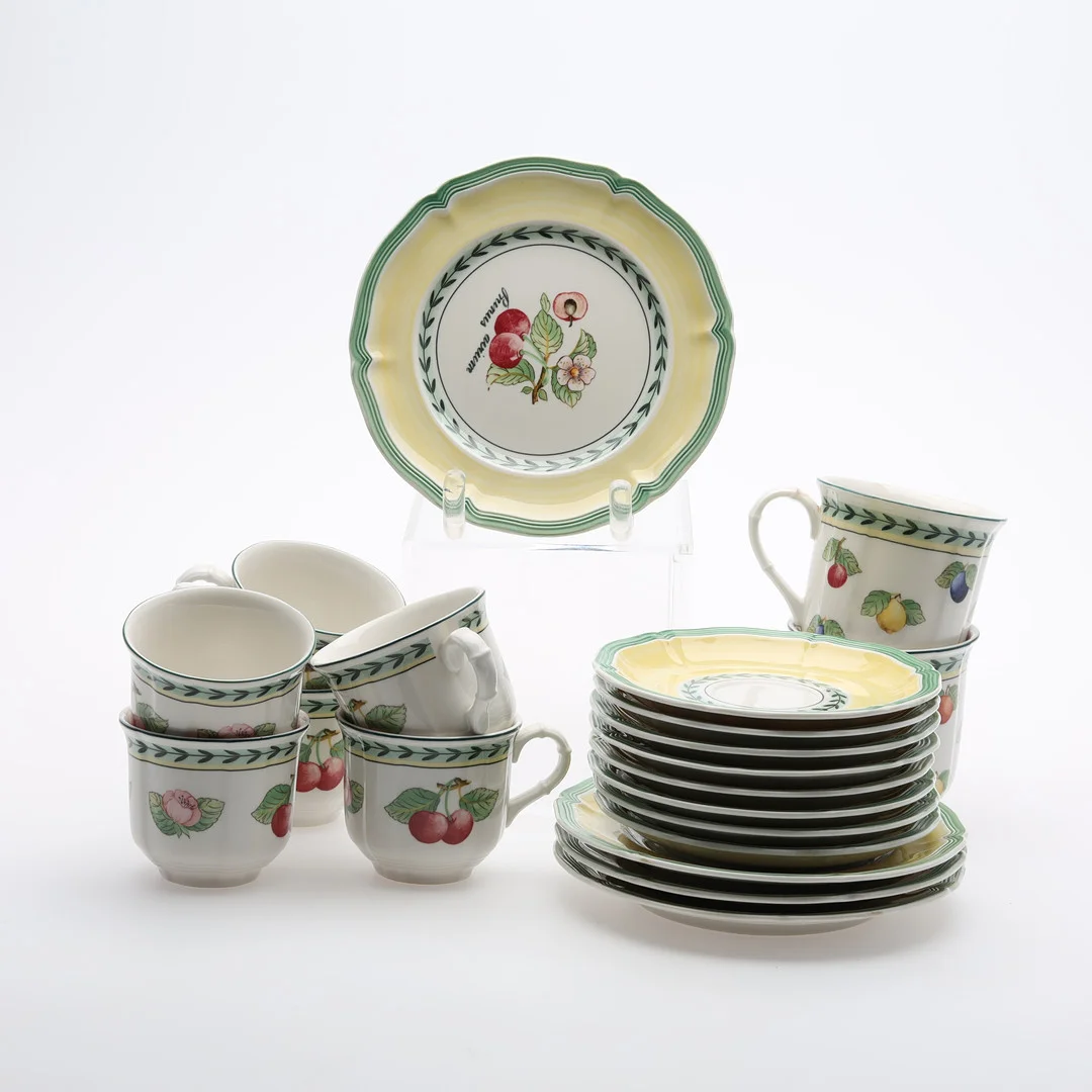 SERVISDELAR st "French Garden" Villeroy & Boch. — European — Höörs Auktionshall