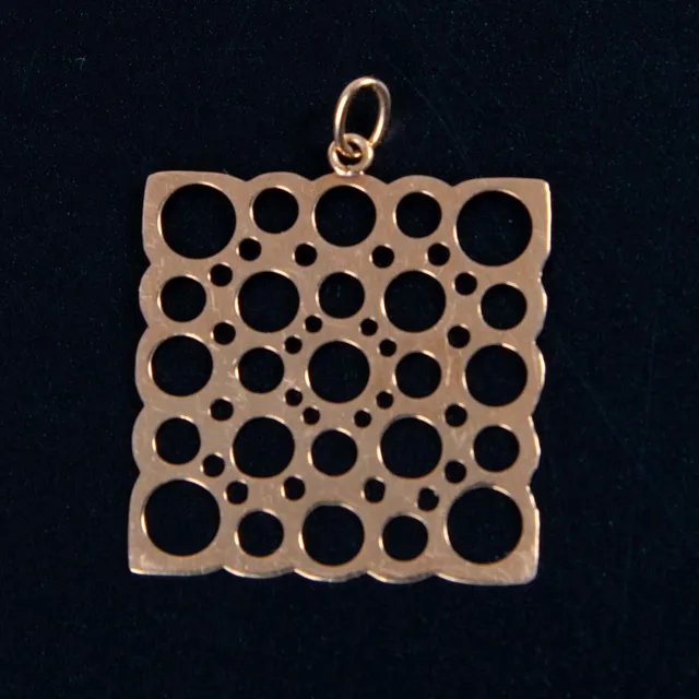 LIISA VITALI. Hänge, "Pitsi" 14K guld, Finland, 1900-talets andra hälft.