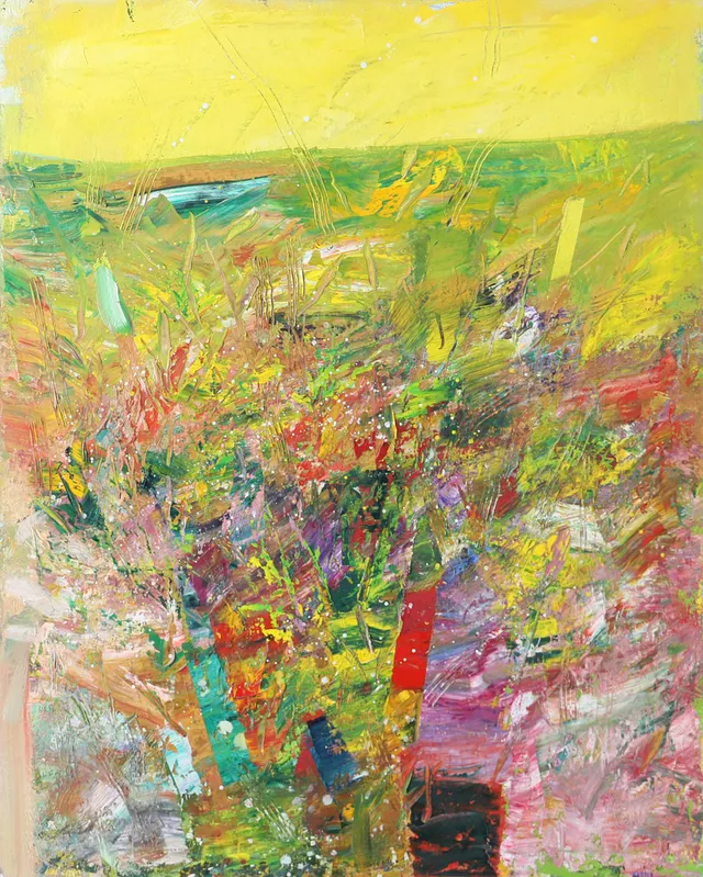 LARS BERTLE. "Sommaräng", olja på duk, signerad Bertle.