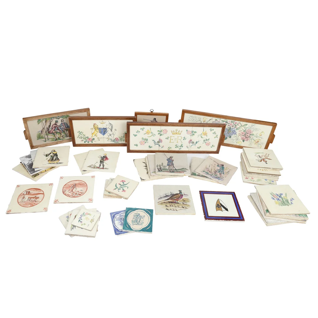 A COLLECTION OF PILKINGTON AND OTHER TILES TO INCLUDE ROSALIND ORD FOR PACKARD & ORD (QTY). — European — Bishop & Miller