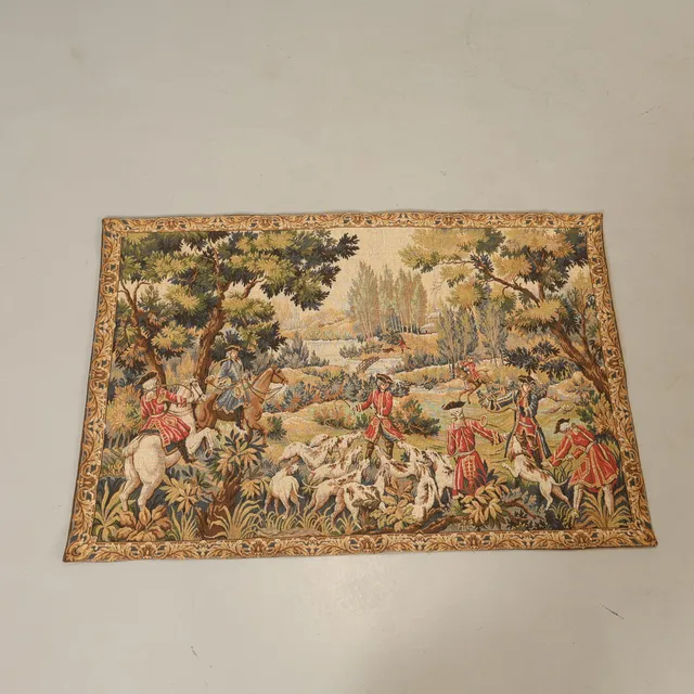 VÄGGTEXTIL, maskintillverkad, JP Paris, 1900-talets andra hälft.