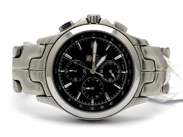 Herrur Tag Heuer Professional Golf Limited Edition Yoshikatsukawaguchi June 2002, i stål, med datum, quartz, kort klocklänk i stål