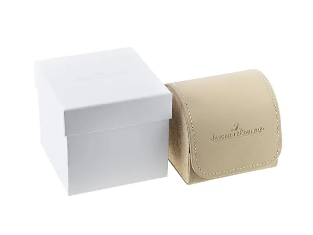 SERVICEETUI, till Jaeger-LeCoultre armbandsur, beige, 92 x 90 x 85 mm, ytterkartong.