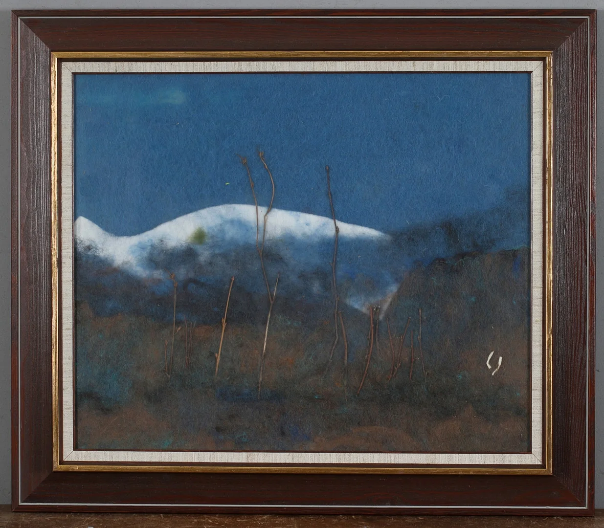 LISA JOHANSSON SANDBERG. Fjällmotiv, ull, monogramsignerad. — Other — Stadsauktion Sundsvall