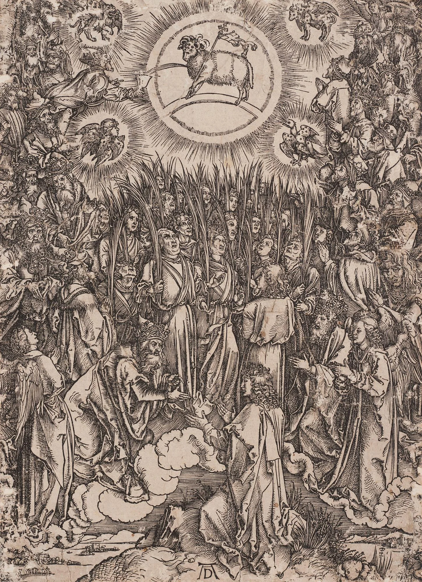 Albrecht Dürer, "The Adoration of the Lamb", from The Apocalypse of Saint John. — Bukowskis
