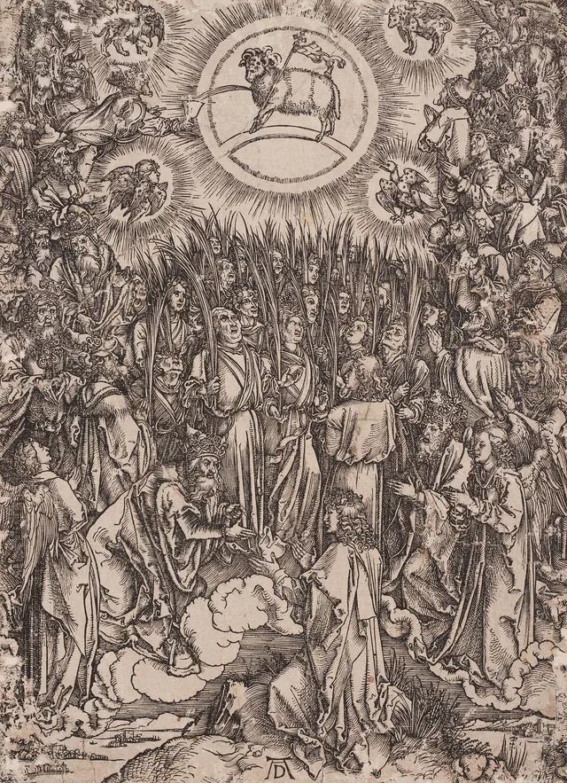 Albrecht Dürer, "The Adoration of the Lamb", from The Apocalypse of Saint John.