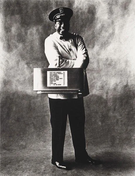 Irving Penn, "Train Sandwich Vendor, New York", 1951. — Bukowskis