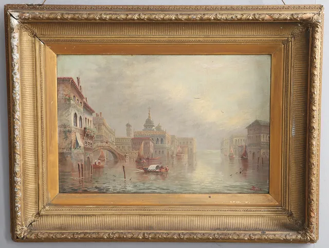 JAMES SALT (1850-1903). A VIEW OF VENICE.