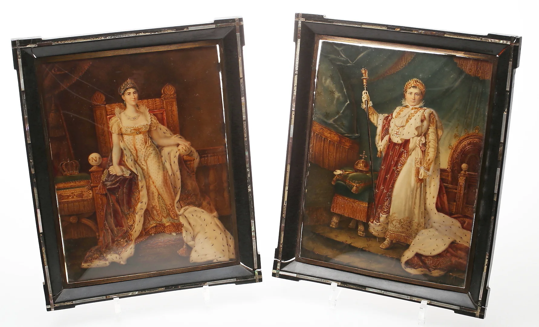 UNBEKANNTER MALER UM 1900. Pendants. — Paintings — Auktionshaus Dannenberg
