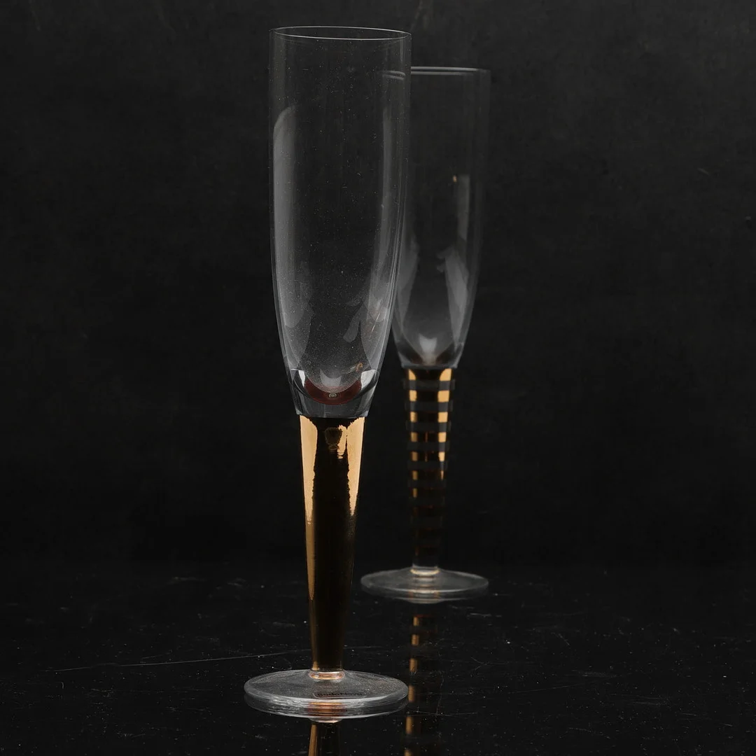LISELOTTE HENRIKSEN. Champagneglas, 2 st, "Select", Boda Nova. — Utility glass — Gomér & Andersson Norrköping