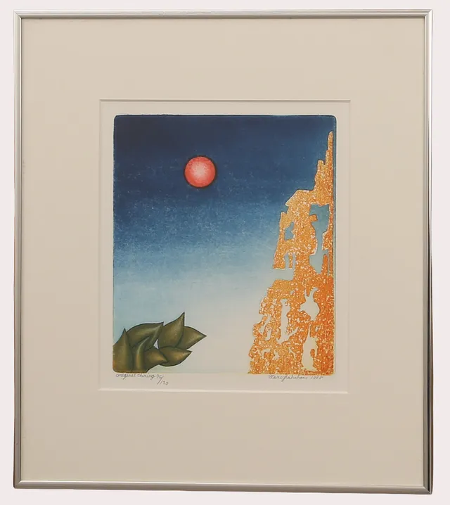 HANS JOHNFORS. Etsning, komposition, signerad, daterad 1995, numrerad 96/130.