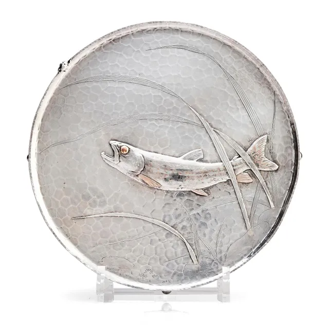 Tiffany & Co, fat/bricka, sterling silver, modell nr 944 M, cirka 1880-tal.