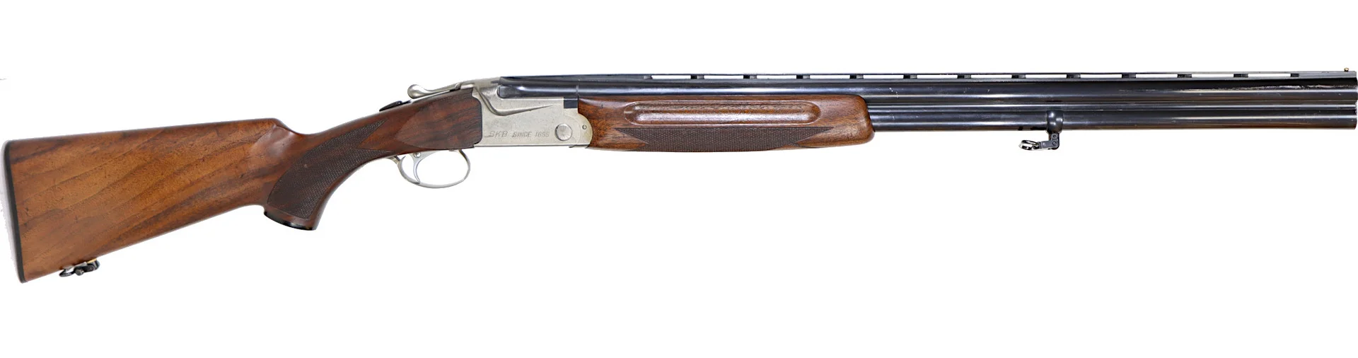 HAGELGEVÄR, Enkelskott, fabrikat SKB, modell 505 Hunting, kaliber 12/76, tillv.nr NS88034, se-nr begagnad. — Shotguns — Walter Borg