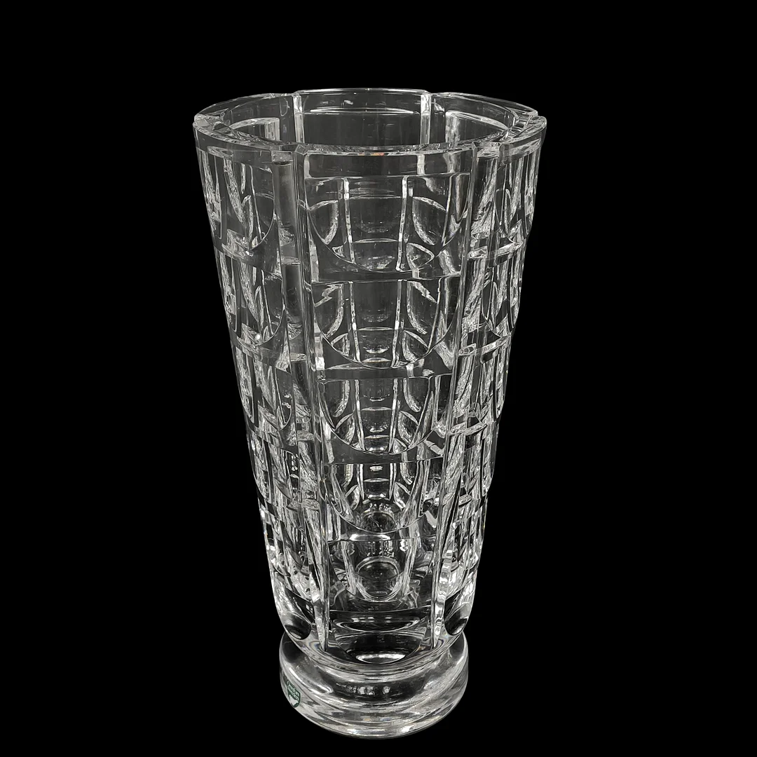 SIMON GATE. Vas, glas, "Tusen fönster", Orrefors, etikettmärkt, osignerad. — Art glass — Roslagens Auktionsverk