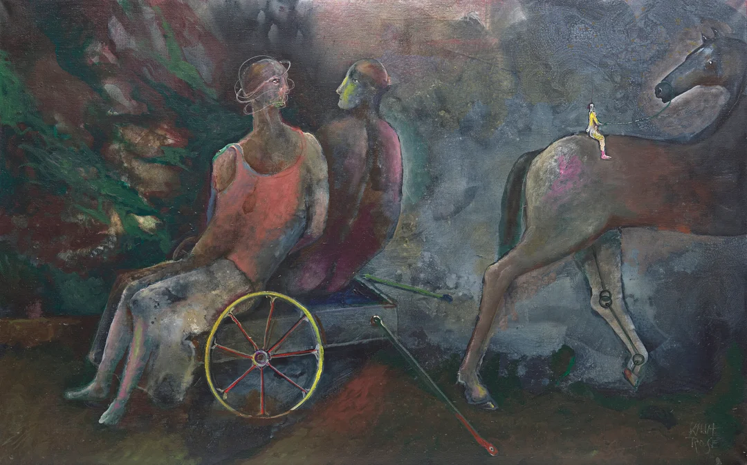 Rose, Knut — «Sjæker» 1996 — Kunst/Maleri — Blomqvist