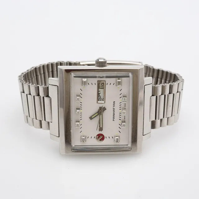 ARMBANDSUR, STÅL, RADO MANHATTAN, AUTOMATISKT UPPDRAG.