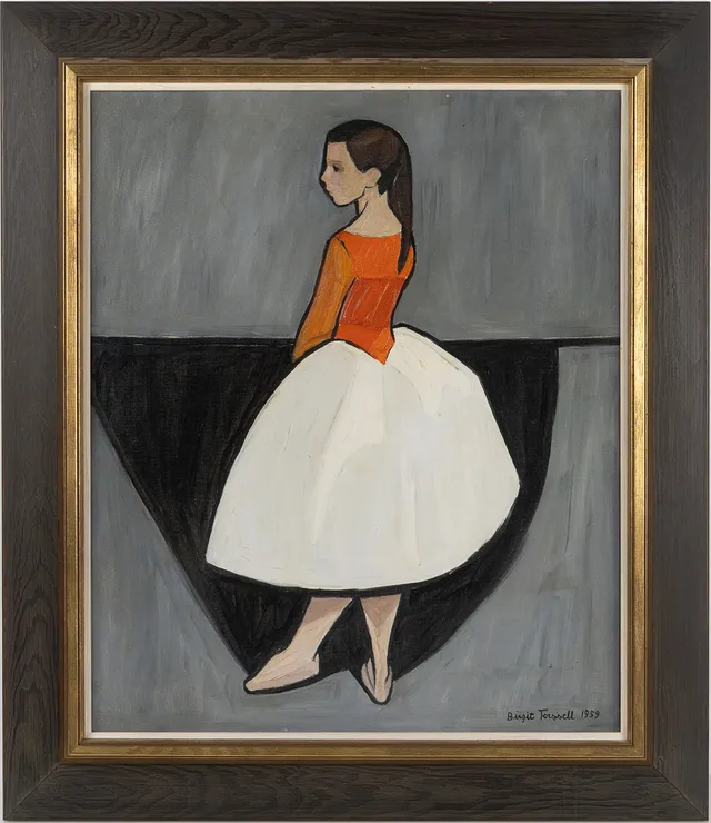 BIRGIT FORSELL. Ballerina, olja på duk.
