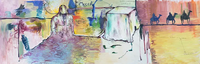 Melgaard, Bjarne — "Uten tittel (Mecca)" trolig 1998/99