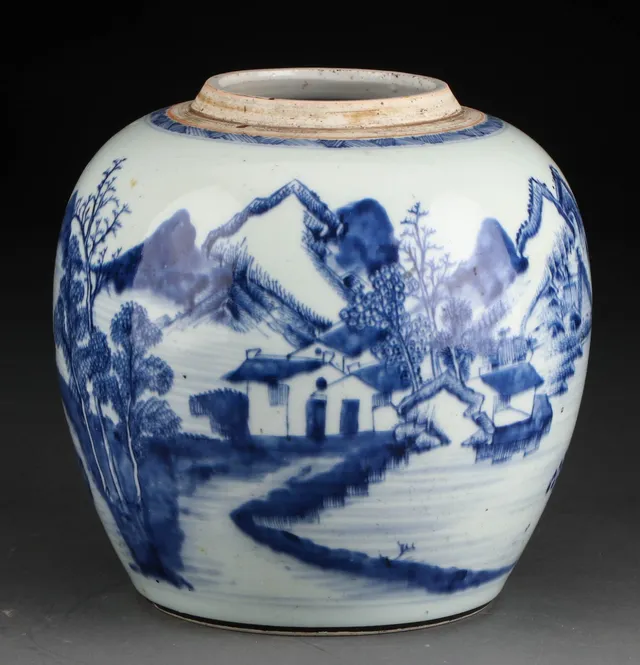 Kinesisk bojan af porcelæn, Qianlong